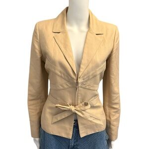 Vintage Valentino Tan/Beige Blazer Size 10
